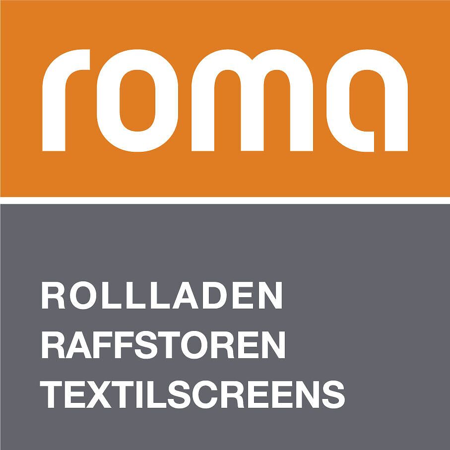 Logo des Rollladenherstellers ROMA