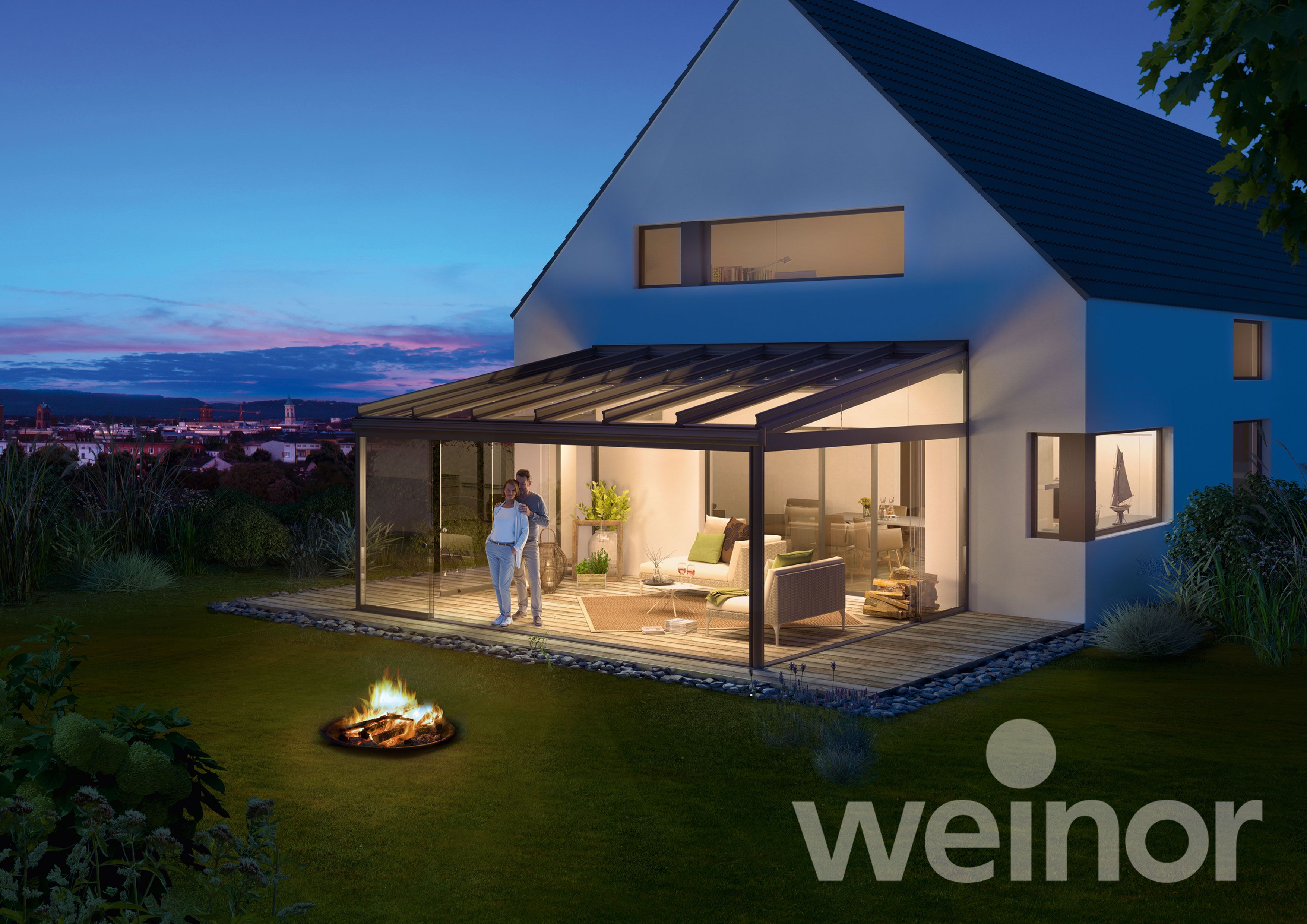 Terrassendach Terrazza originale als wetterfeste Außenüberdachung