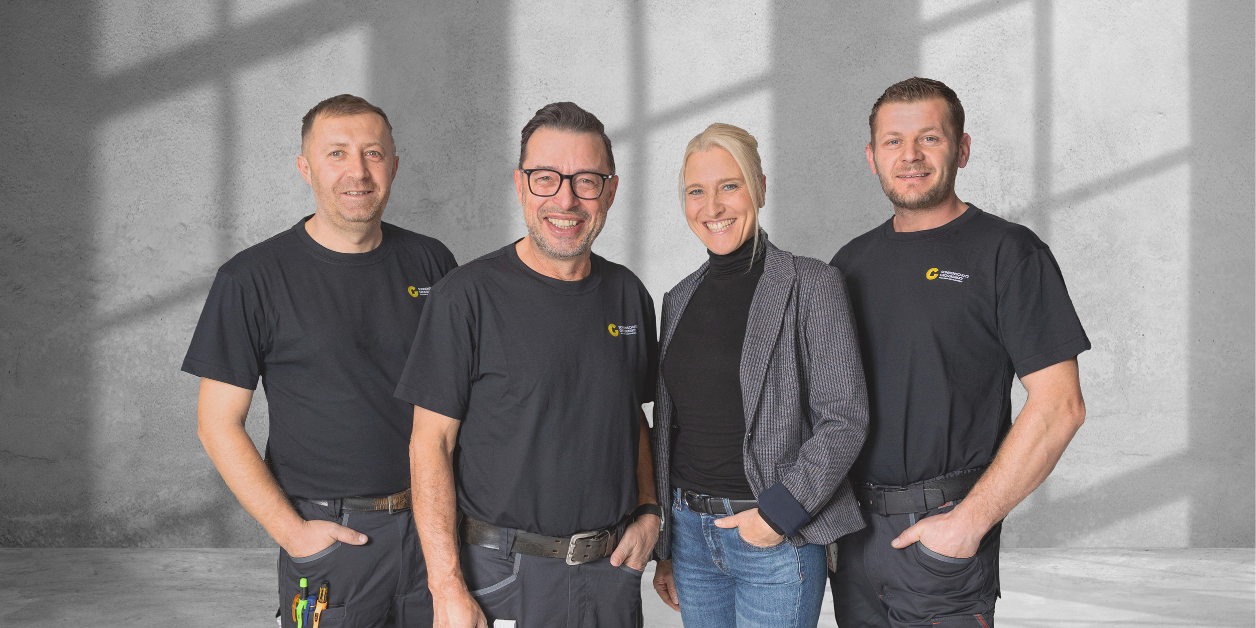 Team von Sonnenschutz Großkinsky bei der Arbeit